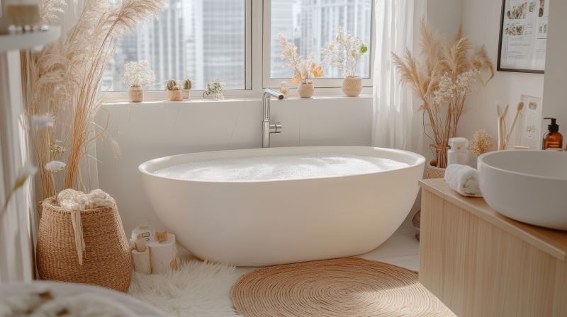 New Bathtub with Accessories
